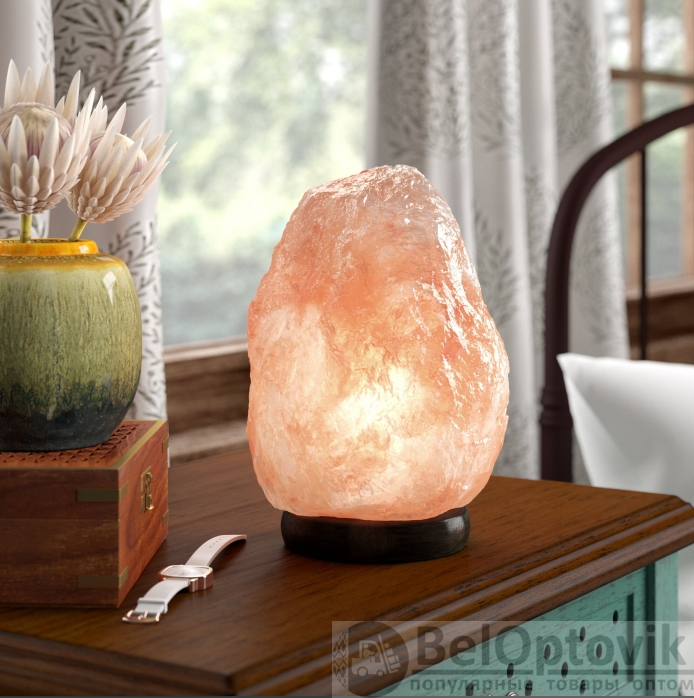 Соляная лампа - ночник Скала из гималайской соли 3-5 кг Crystal Salt Lamp