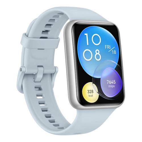 Умные часы Huawei Watch Fit 2 Yoda-B09S Isle Blue Silicone Strap 55028918. Фото 1 в описании