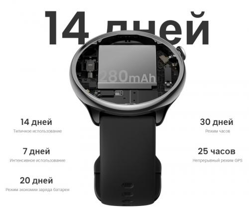 Умные часы Amazfit GTR Mini A2174 Midnight Black. Фото 12 в описании