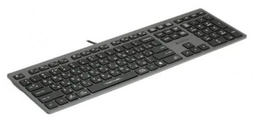 Клавиатура A4Tech Fstyler FX50 USB Slim Grey. Фото 1 в описании