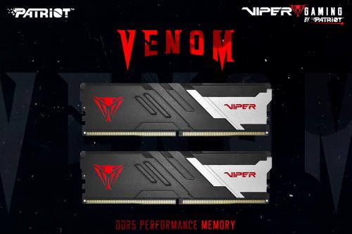 Модуль памяти Patriot Memory Viper Venom DDR 5 DIMM PC5-56000 7000Mhz CL32 - 32Gb (2x16Gb) PVV532G700C32K. Фото 1 в описании