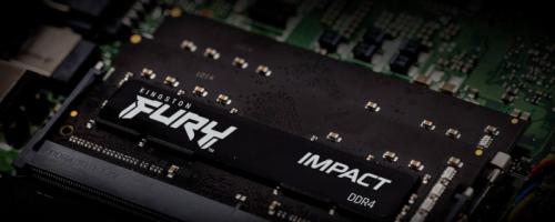 Модуль памяти Kingston Fury Impact DDR4 SO-DOMM 2666MHz PC-21300 CL15 - 16Gb KF426S15IB1/16. Фото 3 в описании