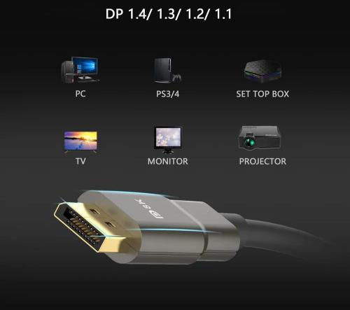 Аксессуар AOpen DisplayPort - DisplayPort v1.4 3m ACG633-3M. Фото 1 в описании
