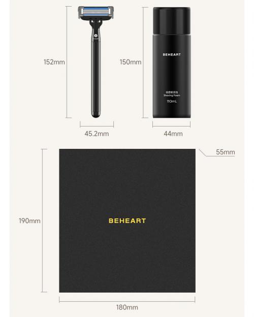 Электробритва Beheart S500 Standard Edition Black. Фото 5 в описании