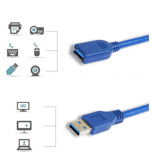Аксессуар KS-is USB 3.0 AM-AF 3m KS-511-3. Фото 1 в описании