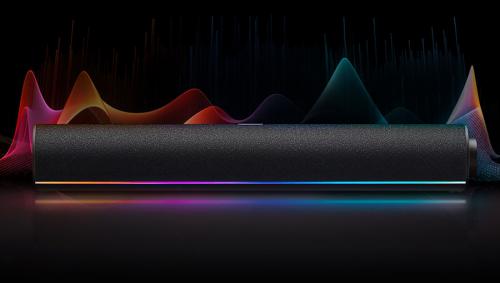 Звуковая панель Xiaomi Redmi Bluetooth PC Speaker RGB Ambient Light Black ASB02A. Фото 8 в описании