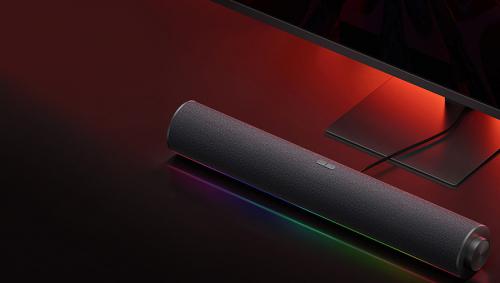 Звуковая панель Xiaomi Redmi Bluetooth PC Speaker RGB Ambient Light Black ASB02A. Фото 1 в описании