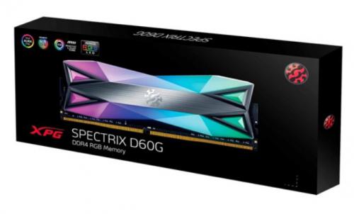 Модуль памяти A-Data XPG Spectrix D60G RGB DDR4 DIMM 4133MHz PC33000 CL19 - 8Gb AX4U41338G19J-ST60. Фото 3 в описании