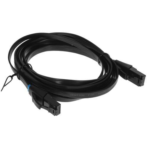 Сетевой кабель Vention UTP cat.6 RJ45 3m Black IBJBI. Фото 1 в описании