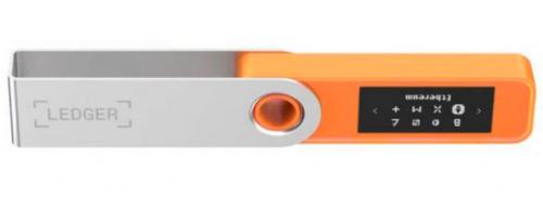Аппаратный криптокошелек Ledger Nano S Plus Orange. Фото 7 в описании