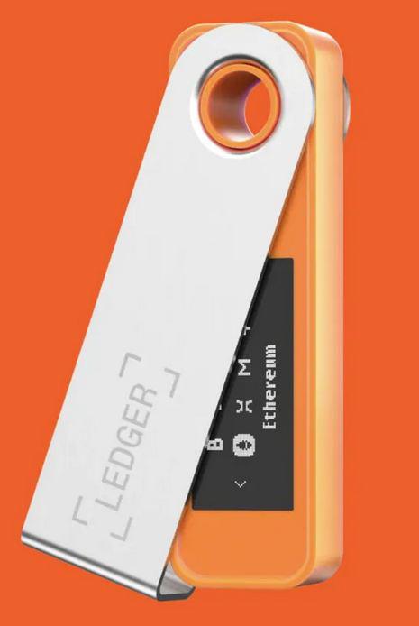 Аппаратный криптокошелек Ledger Nano S Plus Orange. Фото 6 в описании