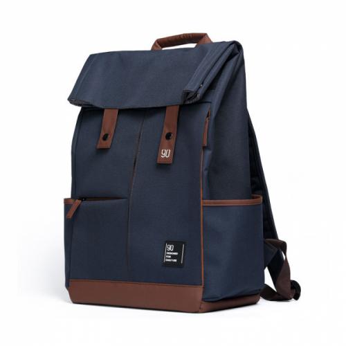 Рюкзак Xiaomi 90 Points Vibrant College Casual Backpack Blue. Фото 1 в описании
