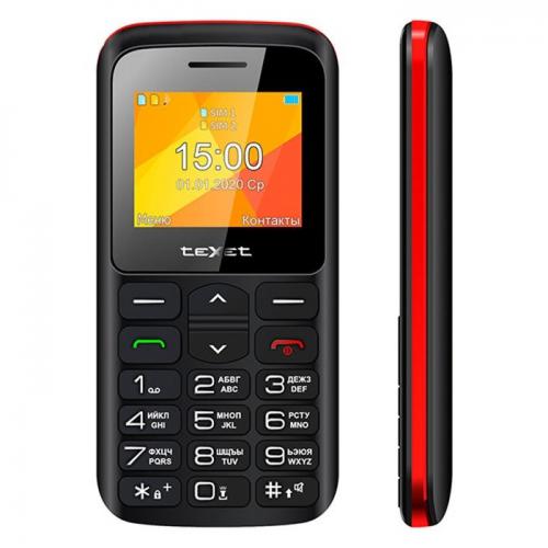 Сотовый телефон teXet TM-B323 Black-Red. Фото 2 в описании
