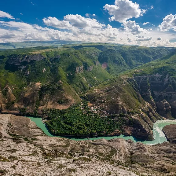 Фотография 1 - Сулакский каньон, комплекс «Главрыба»