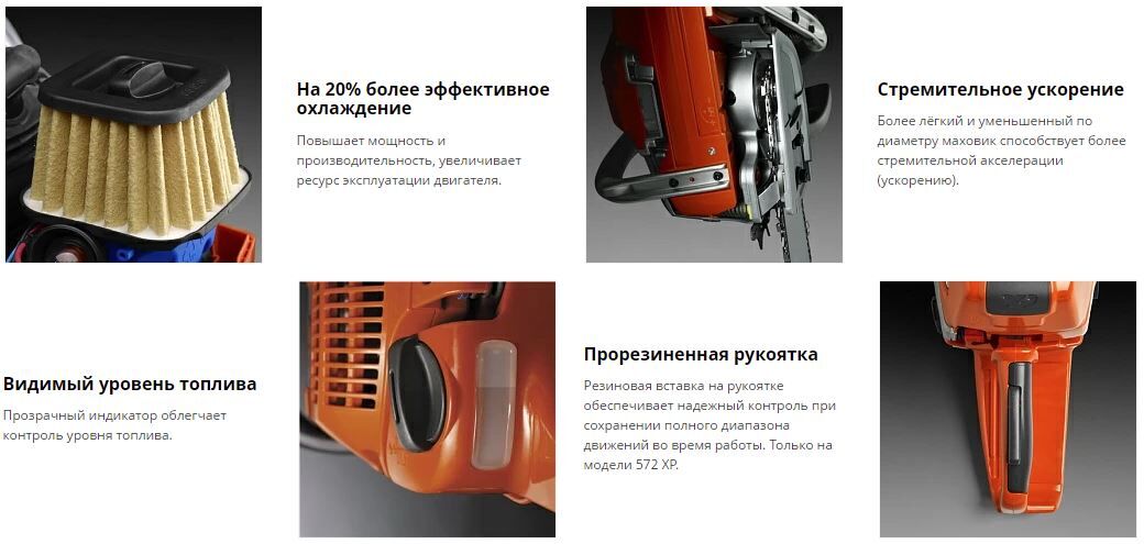 Особенности Husqvarna