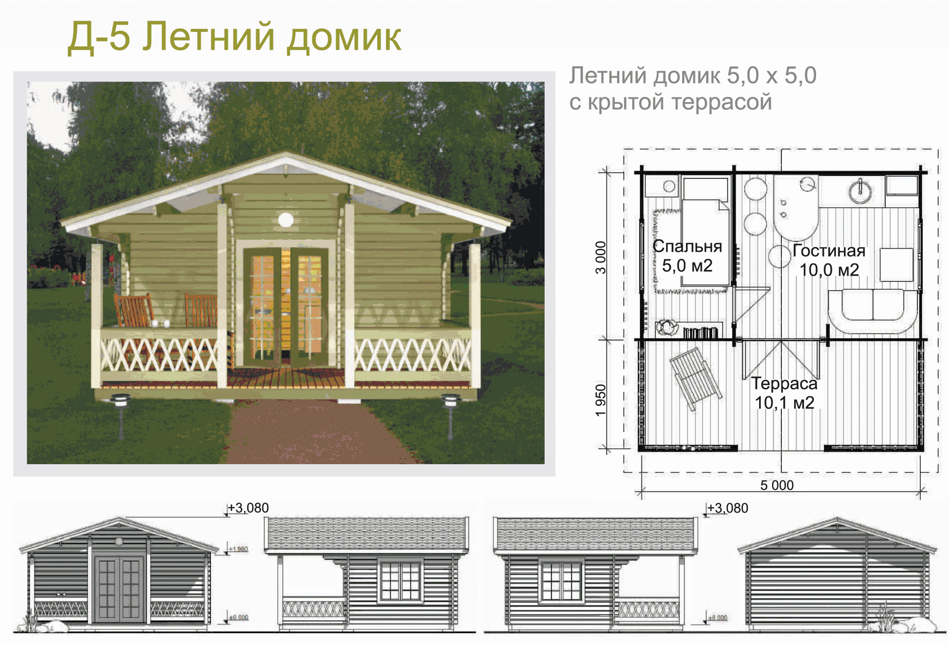 Размеры летних домов