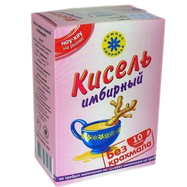 Кисель "Компас здоровья" "Имбирный" 150 г - фото 1