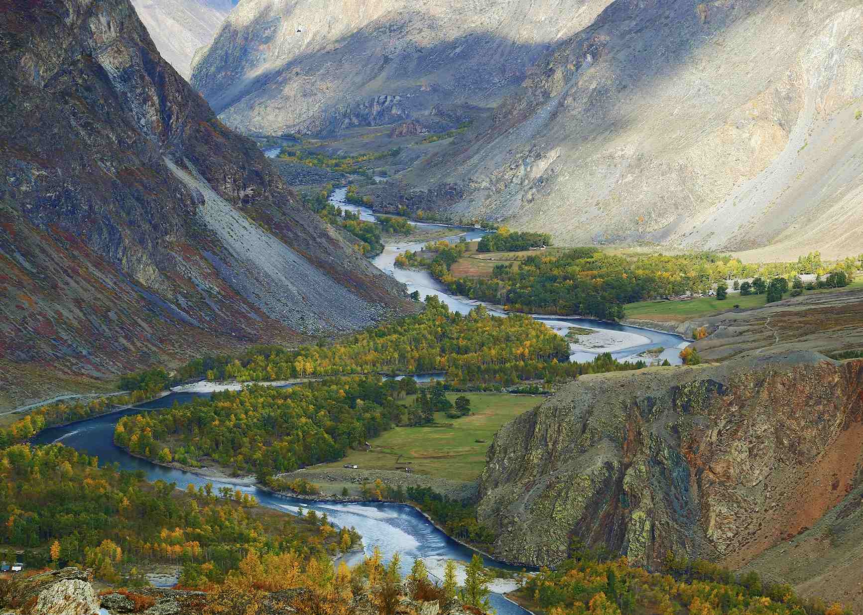 Река Чулышман (Алтай): долина реки, карта, пороги, сплав и рыбалка, фото, водопад