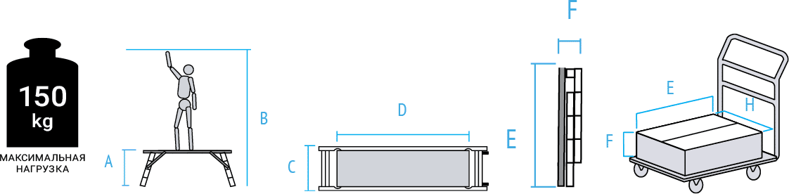 Схема: Малярный стол NV 1360
