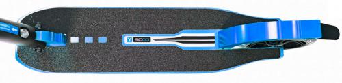 Самокат Y-SCOO RT 230 Slicker Deluxe New Technology Blue с амортизатором. Фото 10 в описании