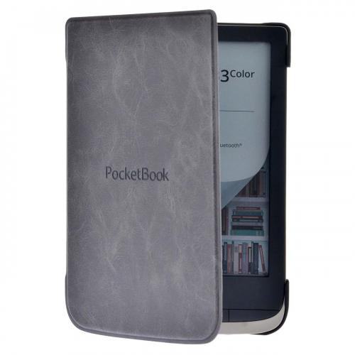 Аксессуар Чехол для PocketBook 606/616/628/632/633 Grey PBC-628-DG-RU. Фото 5 в описании