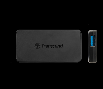 Хаб USB Transcend TS-HUB2K USB 3.0 4-ports Black. Фото 3 в описании