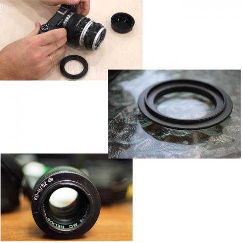 Кольцо 62mm - Betwix Reverse Macro Adapter for Nikon. Фото 1 в описании