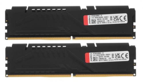 Модуль памяти Kingston DDR5 DIMM 5200MHz PC5-41600 CL40 - 32Gb Kit (2x16) KF556C40BBK2-32. Фото 1 в описании