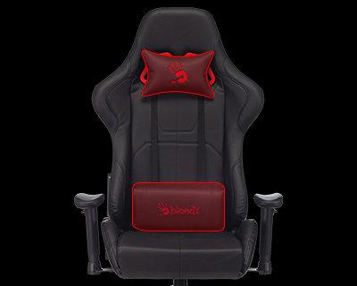 Компьютерное кресло A4Tech Bloody GC-550 черный эко.кожа крестовина. Фото 8 в описании