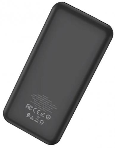 Внешний аккумулятор Hoco J52 Newjoy Mobile Power Bank 10000mAh Black 115161. Фото 1 в описании