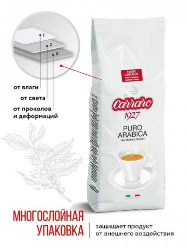 Кофе в зернах Carraro Arabica 100% 250g 8000604001429. Фото 2 в описании