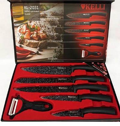 Набор ножей Kelli KL-2031. Фото 2 в описании