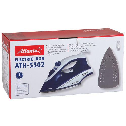 Утюг Atlanta ATH-5502 Blue. Фото 2 в описании