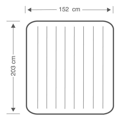 Надувной матрас Intex Queen 152x203x25cm 64759. Фото 3 в описании