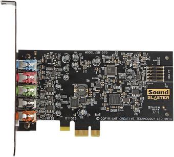 Звуковая карта Creative Sound Blaster Audigy FX PCI-eX int. Retail 70SB157000000. Фото 2 в описании