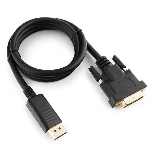 Аксессуар Gembird Cablexpert DisplayPort to DVI 20M/25M 1.0m Black CC-DPM-DVIM-1M. Фото 1 в описании