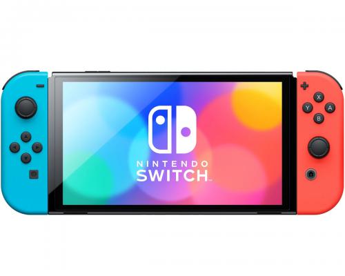 Игровая приставка Nintendo Switch Oled Neon Red-Blue. Фото 16 в описании