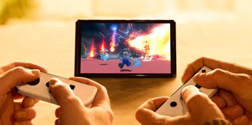 Игровая приставка Nintendo Switch Oled Neon Red-Blue. Фото 11 в описании