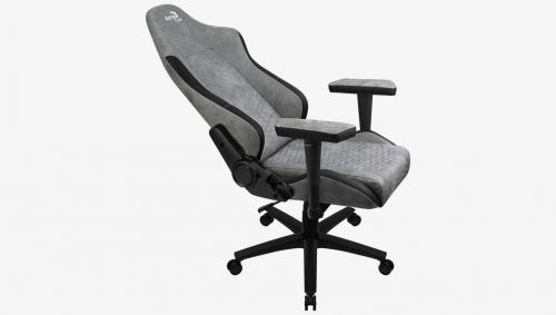 Компьютерное кресло AeroCool Crown Suede Stone Grey. Фото 9 в описании