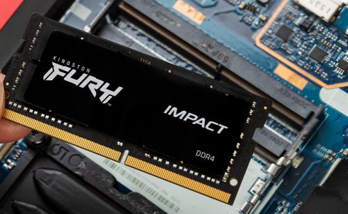 Модуль памяти Kingston Fury Impact DDR4 SO-DIMM 2666Mhz PC21300 CL16 - 64Gb Kit (2x32Gb) KF426S16IBK2/64. Фото 5 в описании