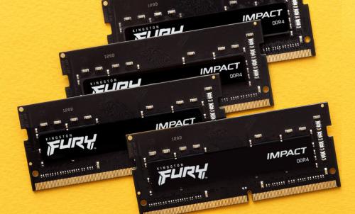 Модуль памяти Kingston Fury Impact DDR4 SO-DIMM 2666Mhz PC21300 CL16 - 64Gb Kit (2x32Gb) KF426S16IBK2/64. Фото 1 в описании