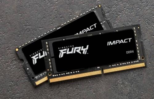 Модуль памяти Kingston Fury Impact DDR4 SO-DIMM 2666Mhz PC21300 CL16 - 64Gb Kit (2x32Gb) KF426S16IBK2/64. Фото 4 в описании