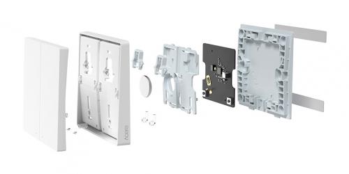 Выключатель Xiaomi ZigBee Aqara D1 WXKG06LM. Фото 4 в описании