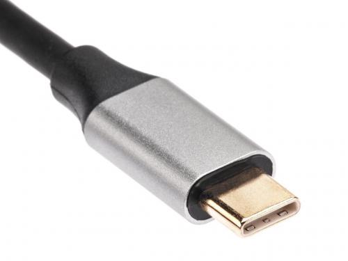 Док-станция Telecom USB-Type-C - HDMI / USB3.0 / PD / VGA Alum Grey TUC055. Фото 4 в описании