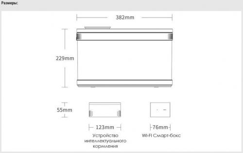 Аквариум Xiaomi Geometry Fish Tank Aquaponics Ecosystem C180. Фото 11 в описании