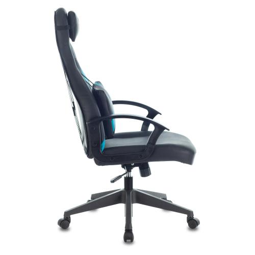 Компьютерное кресло Zombie Driver LB Black-Blue 1485772. Фото 2 в описании
