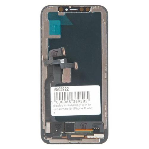 Дисплей RocknParts для APPLE iPhone X в сборе с тачскрином TFT Black 563922. Фото 1 в описании