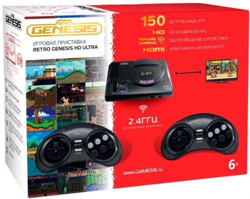 Игровая приставка SEGA Retro Genesis HD Ultra + 150 игр. Фото 1 в описании