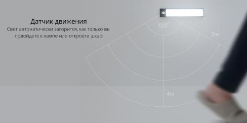 Светильник Xiaomi Yeelight Motion Sensor Closet Light A20 YLCG002 Global Black. Фото 3 в описании