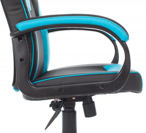 Компьютерное кресло Zombie Game 17 Black-Blue. Фото 7 в описании